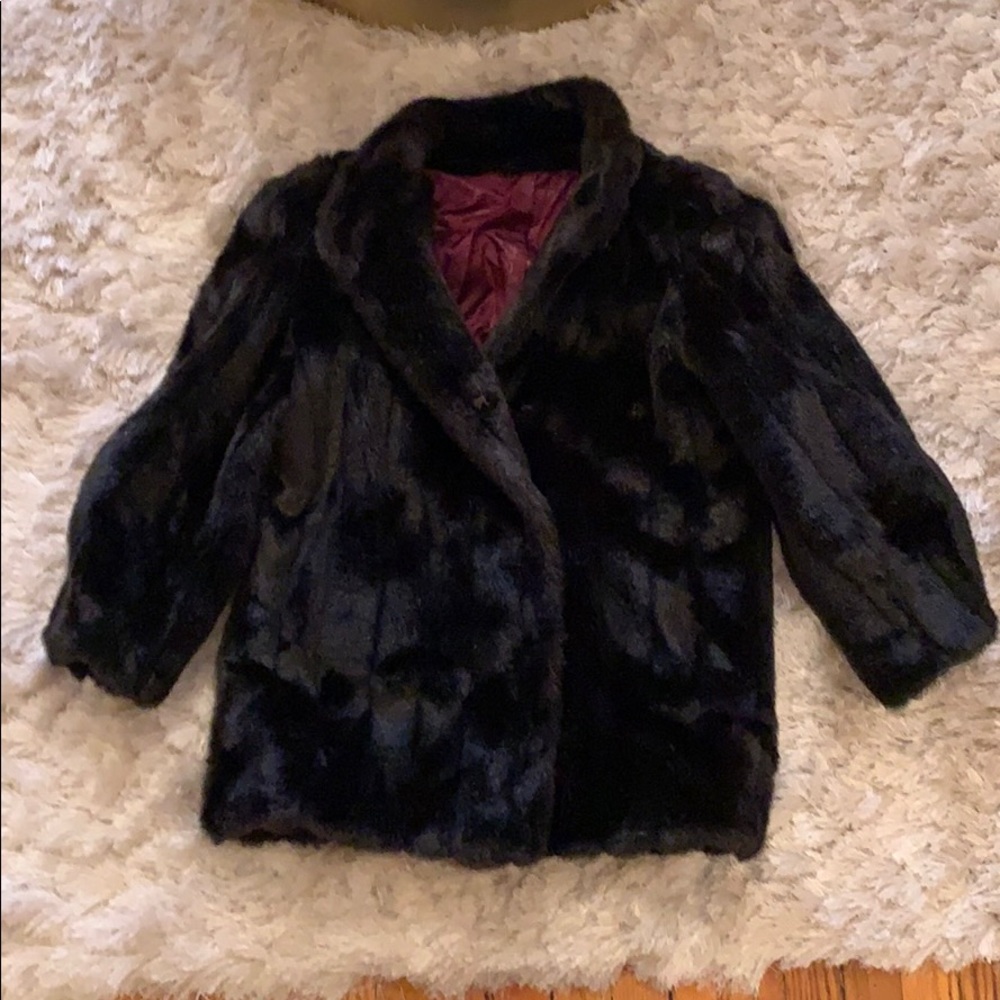 SOLD 🚫 Faux Fur Jacket